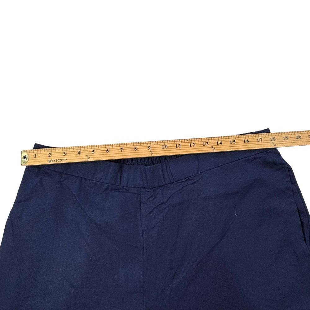 Woman Within 20W Tall Womens Blue Linen Blend‎ Elastic Waist Pull On Pants NWOT - Picture 9 of 13